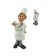 Caricature Mestieri IChef Donna H.16 cm