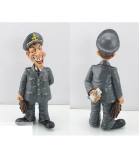 Caricature Mestieri "Il Finanziere Italiano" H. 15 cm