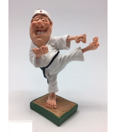 Caricature Mestieri "Karate Arti Marziali" H. 15 cm