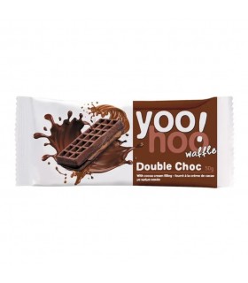 YOOHOO WAFFLE CON DOPPIO CIOCCOLATO CON CREMA AL CACAO  CONF. DA 12 PZ.