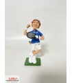 Caricatura Mestieri in resina "CAMPIONE TENNIS DIVISA ITALIA  " H.15 cm