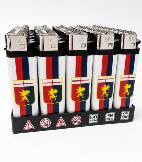 ACCENDINO A PIETRINA MOD. FLAMMY GENOA F.C. COLORE BIANCO CONF.50 PZ.