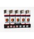 ACCENDINO ELETTRONICO MOD. FUEGO GENOA F.C. COLORE BIANCO CONF.50 PZ.