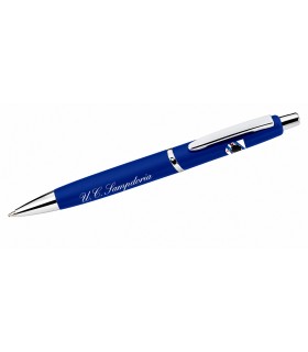 PENNA A SCATTO U.C. SAMPDORIA BUSTO BLU ROYAL CON SCRITTA E STEMMA MOD. VANEA  1 PZ