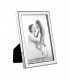 PORTAFOTO SILVER 20X25 ALLUMINIO LUCIDO MADE IN ITALY CON RIVESTIMENTO IN VELLUTINO SCATOLA E GARANZIA KST28-4