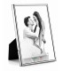 PORTAFOTO SILVER 20x25 ALLUMINIO LUCIDO MADE IN ITALY CON  RIVESTIMENTO IN VELLUTINO SCATOLA E GARANZIA KST31-4