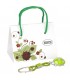 PORTACHIAVI BAGUTTA COCCINELLA GIALLA CON CORDONE CONFEZIONATO IN SCATOLA E BUSTA DA REGALO 2209-01GI