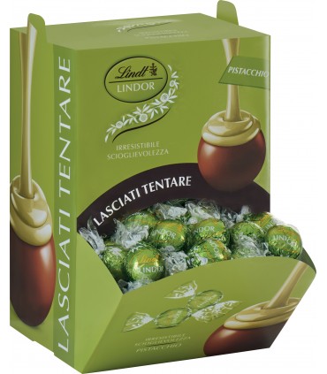 BOULES LINDOR LINDT PISTACCHIO 12g EXPO A BOCCA DI LUPO 96 PZ. (IN PRENOTAZIONE C/O I PRIMI DI OTTOBRE)