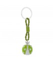 PORTACHIAVI BAGUTTA COCCINELLA VERDE CON CORDONE CONFEZIONATO IN SCATOLA E BUSTA DA REGALO 2209-01VE
