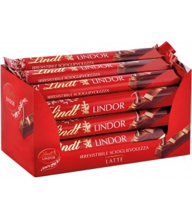 SNACK LINDT LINDOR AL LATTE 38g CONF. 24 PZ. (IN PRENOTAZIONE C/O I PRIMI DI OTTOBRE)