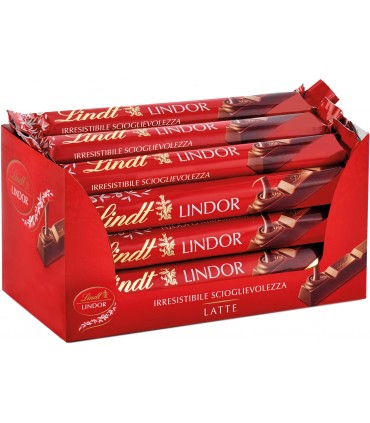 SNACK LINDT LINDOR AL LATTE 38g CONF. 24 PZ. (IN PRENOTAZIONE C/O I PRIMI DI OTTOBRE)