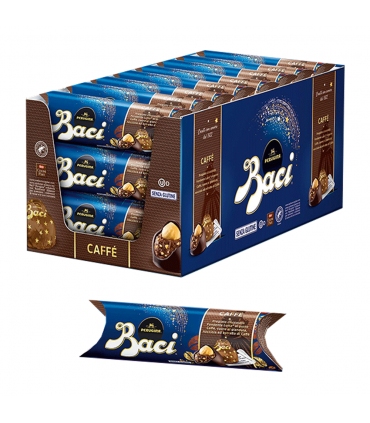 BACI PERUGINA TUBO CAFFE' DA 3PZ. CONF. 21 PZ. (IN PRENOTAZIONE C/O META' SETTEMBRE)