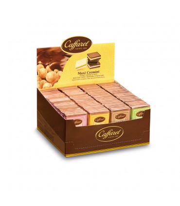 EXPO CAFFAREL MAXI CREMINI ASSORTITI IN QUATTRO GUSTI 24PZ PER GUSTO CONF.96PZ (IN PRENOTAZIONE C/O PRIMI DI OTTOBRE)
