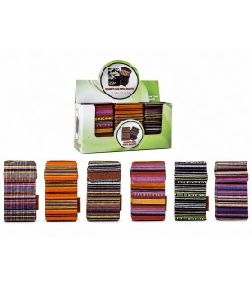 PORTAPACCHETTO FLAMINAIRE IN TESSUTO REGULAR MOD. STRIPES IN CONF.DA 12 PZ. COLORI ASSORTITI