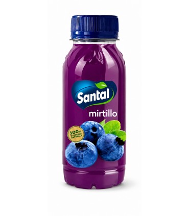 BEVANDA SUCCO DI FRUTTA SANTAL MIRTILLO IN PET DA 250ML CONF. DA 6PZ