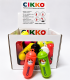 Posacenere CIKKO da Tasca in PLASTICA RECICLATA IGNIFUGO conf. 24 pz. COLORI ASSORTITI