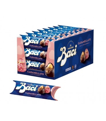 BACI PERUGINA CARAMELLATO ALLE MANDORLE TUBO 3pz. CONF. 21 PZ. SCADENZXA 31/07/2026
