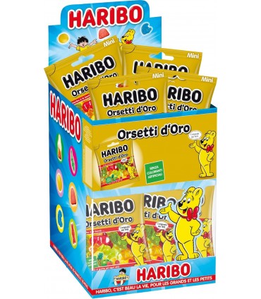 HARIBO ORSETTI D'ORO 40 GR. ESPOSITORE DA 30 BUSTINE