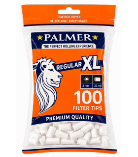 Filtri PALMER regular XL 8MM L.22MM CONF. 20 BUSTINE DA 100 FILTRI