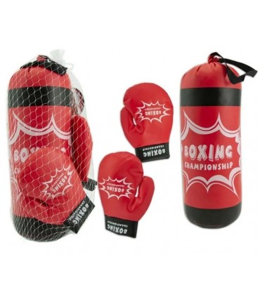 TEO SPORT SET PUGILE TEOREMA-SACCO DA BOXE CON 2 GUANTONI PER BAMBINI