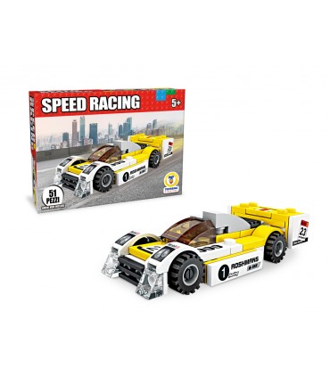 CLICK CLAK GIOCATTOLO A COSTRUZIONE SPEED RACING 51 PZ. TEOREMA GIOCHI