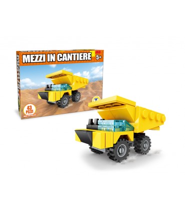 CLICK CLAK GIOCATTOLO A COSTRUZIONE MEZZI IN CANTIERE 43PZ TEOREMA GIOCHI
