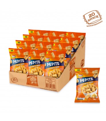 PEPITE TARALLI GUSTO CACIO E PEPE APERISNACK BUSTINA 35G CONF. 20 PZ.