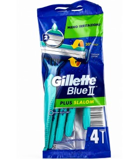 Gillette Blue II Plus Slalom   4pz. usa e getta 1 PZ.