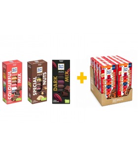 RITTER SPORT MINI TOWER TOTALE 32PZ. ASSORTITI 8PZ. X 4 GUSTI IN PRENOTAZIONE C/O FINE SETTEMBRE