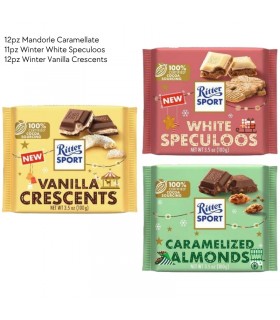 RITTER SPORT LIMITED EDITION WINTER NORDIK TAVOLETTE 100GR. 3 GUSTI TOT.35PZ. IN PRENOTAZIONE C/O FINE SETTEMBRE