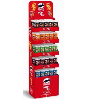 PRINGLES 40GR. EXPO DA TERRA DA 144 PZ. ASSORTITI