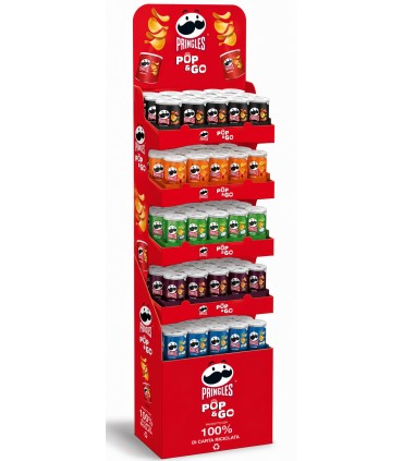 PRINGLES 40GR. EXPO DA TERRA DA 144 PZ. ASSORTITI