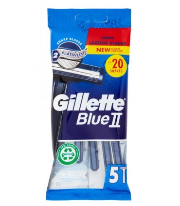 Gillette Blue II  Conf.5 Pz. usa e getta 1 Pz.