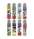 Accendino Clipper Large FOOTBALL T. ESPOSITORE da 192 pz. con grafiche ASSORTITE