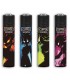 Accendino Clipper Large DARK SHADOW conf. 48 pz. assortiti con 4 grafiche