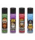 Accendino Clipper Large KINGS OF  VAL conf. 48 pz. assortiti con 4 grafiche