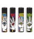 Accendino Clipper Large PSYCHO HANDS conf. 48 pz. assortiti con 4 grafiche