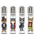 Accendino Clipper large FELINE FASHION conf. 48 pz. assortite con 4 fantasie