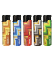 ACCENDINO ATOMIC TURBO CUBI OVALI CONF.25 PZ. ASSORTITI CON 5 COLORI