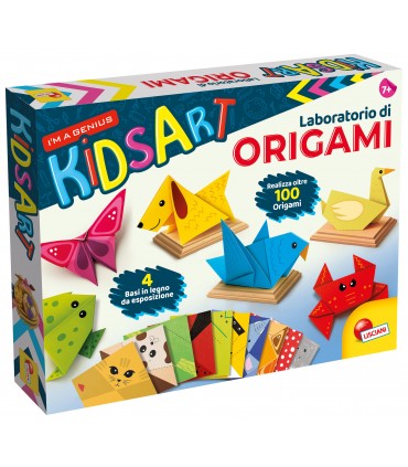 I'M A GENIUS LABORATORIO DEGLI ORIGAMI 105 FOGLIETTI STAMPATI E COLORATI PER REALIZZARE LE TUE CREAZIONI LISCIANI GIOCHI