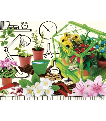 I'M A GENIUS LABORATORIO Di BOTANICA COSTRUISCI LA TUA SERRA CON IMPIANTO DI IRRIGAZIONE LISCIANI GIOCHI
