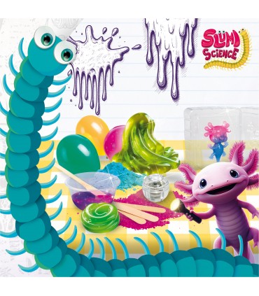 SLUMI SCIENCE NIGHT SQUISH REALIZZA CREATURE SI ILLUMINA AL BUIO LISCIANI GIOCHI