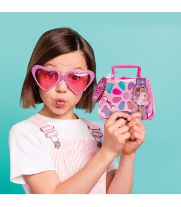 BORSA IN PLASTICA BARBIE BE A STAR ! MAKE UP TROUSSE CREA IL TUO LOOK PERFETTO CON COSMETICI,ROSSETTI LISCIANI GIOCHI