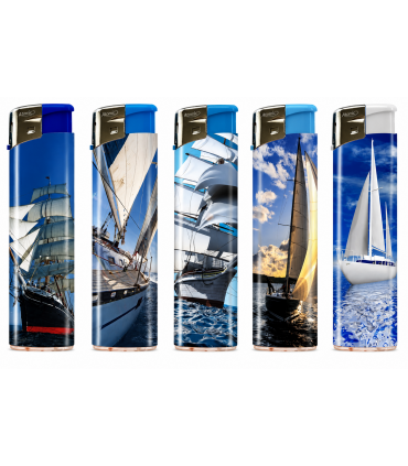 ACCENDINO ELETTRONICO ATOMIC SAILING CONF. 50 PZ. ASSORTITO CON 5 FANTASIE