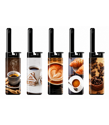 Accendigas ATOMIC BBQ JULIA COFFE CONF. 25 PZ. ASSORTITO CON 5 FANTASIE