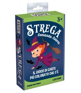 LUDOTECA LE CARTE DEI BAMBINI "STREGA COMANDA COLORE" 49 CARTE ALLEGRO E DIVERTENTE PER TUTTA LA FAMIGLIA LISCIANI GIOCHI