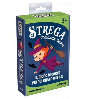 LUDOTECA LE CARTE DEI BAMBINI "STREGA COMANDA COLORE" 49 CARTE ALLEGRO E DIVERTENTE PER TUTTA LA FAMIGLIA LISCIANI GIOCHI