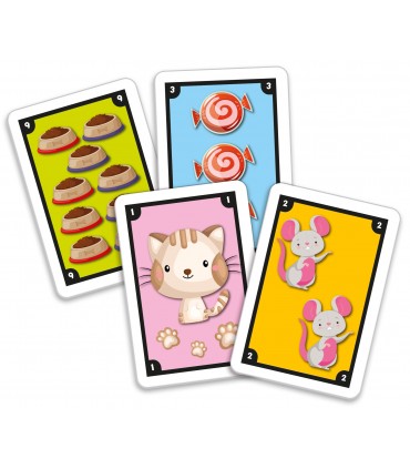 LUDOTECA LE CARTE DEI BAMBINI "GATTO PIGLIATUTTO" IL CLASSICO GIOCO RIVISITATO CON TANTI GATTINI LISCIANI GIOCHI