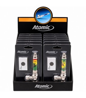 Expo Pipe MARIA SENIOR Atomic in metallo BLISTERATE SINGOLARMENTE CON RETINA DI RICAMBIO CONF.12PZ