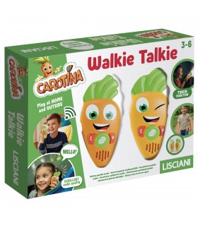 CAROTINA WALKIE TALKIE RADIOLINE TASCABILI PER COMUNICARE FINO A 120 MT LISCIANI GIOCHI